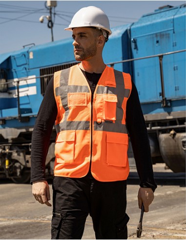 K-KXEXQ-Multifunctional Hi-Vis Mesh-Vest Athens